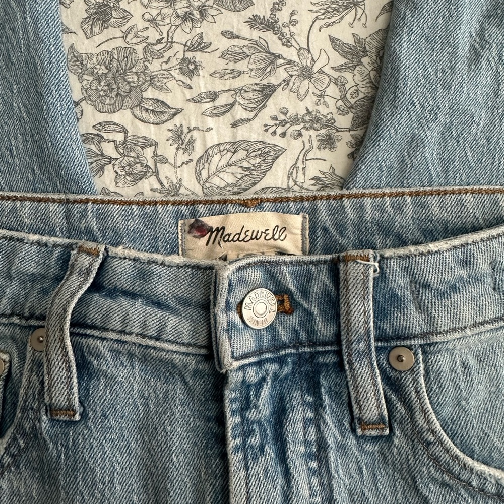 Madewell Women's Sky Blue Denim Overalls